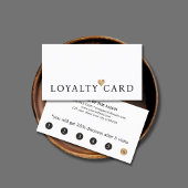 Modern Elegant Faux Gold Heart Beauty Loyalty