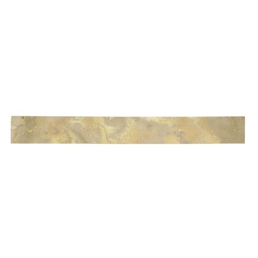 Modern Elegant Faux Gold Waterverf Marble Pattern Lint (Voorkant)