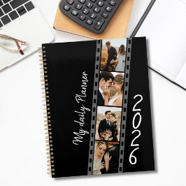 Modern Elegant Filmstrip-style photo collage Planner