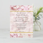 Modern Elegant Floral Hydrangea Flowers Wedding Kaart (Staand voorkant)