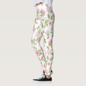 Modern Elegant Floral Leggings (Links)