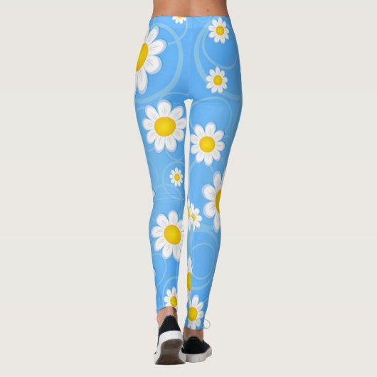 Modern Elegant Floral Leggings (Achterkant)