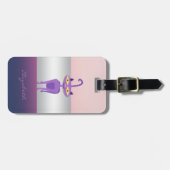 Modern Elegant Girly, Cat Bagagelabel (Voorkant horizontaal)