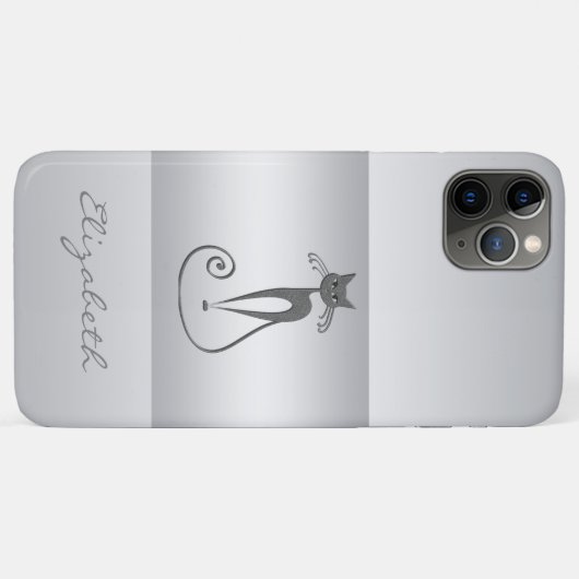 Modern Elegant Girly, Cat Case-Mate iPhone Case (Achterkant (horizontaal))