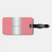 Modern Elegant Girly, Unicorn Bagagelabel (Achterkant horizontaal)