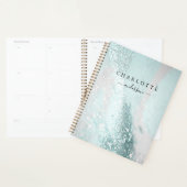 Modern, elegant, glitter, munt planner (Display)