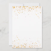 Modern Elegant Gold 50th Wedding Jubileum Kaart (Achterkant)