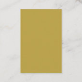 Modern Elegant Gold Confetti Wedding Glow Stick Visitekaartje (Achterkant)