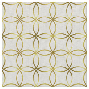 Modern Elegant Gold Foil Stof