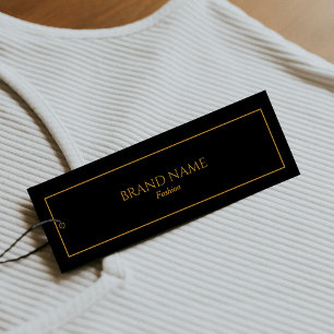 Modern Elegant Gold Hang Labels Mini Visitekaartjes