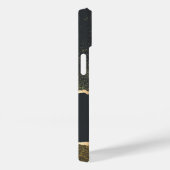 Modern Elegant Gold Touch Monogram Case-Mate iPhone Case (Achterkant / Rechts)