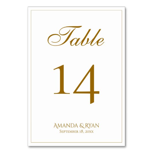Modern Elegant Gouden Script Bruiloft Kaart (Achterkant)