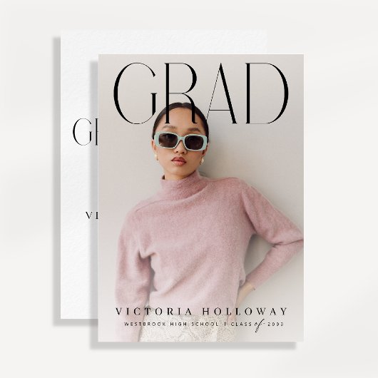 Modern Elegant Graduation Party Invitation