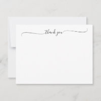 Modern elegant grafisch script bedankt kalligrafie
