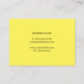 Modern elegant, groengedrukt KraftPaper Consultant Visitekaartje (Achterkant)