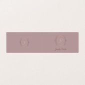 Modern Elegant Handgeschreven Script Sjabloon Luxe Visitekaartjes (Buitenkant ongevouwen)