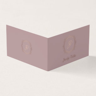 Modern Elegant Handgeschreven Script Sjabloon Luxe Visitekaartjes