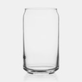 Modern Elegant Handwritten Script Personalized Blikvorm Glas (Links)