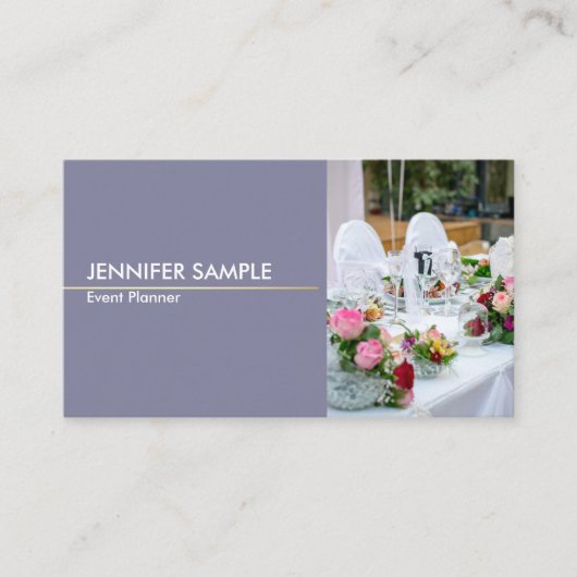 Modern Elegant Harmonic Colours Event Visitekaartje (Voorkant)