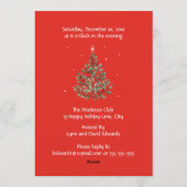 Modern Elegant Holiday Party Invitation (Dos)