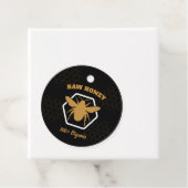 Modern Elegant  Honey Jar Hang Label - Logo (In situ)