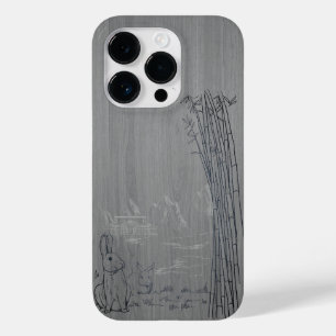 Modern elegant hout gepersonaliseerd - houten Case-Mate iPhone 14 pro hoesje