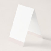 Modern Elegant Kalligrafie Script Eenvoudig Visitekaartjes (Achterkant)