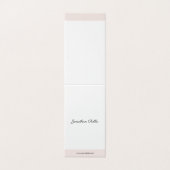 Modern Elegant Kalligrafie Script Eenvoudig Visitekaartjes (Buitenkant ongevouwen)