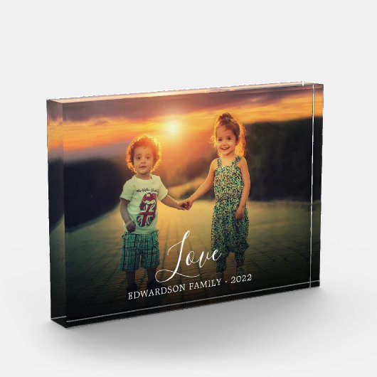 Modern elegant keepomwille Love script familie Fotoblokken (Links)