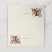 Modern Elegant Land Western- Bloemen (Buitenkant ongevouwen)