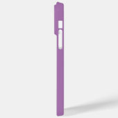 Modern Elegant Lavendel Paarse Script Monogram Case-Mate iPhone Case (Achterkant / Links)