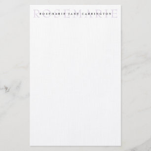 Modern Elegant Lavender - Speciaal verhaal Briefpapier