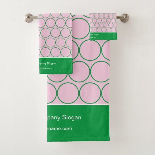 Modern Elegant Logo merknaam Bad Handdoek (Insitu)