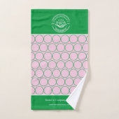 Modern Elegant Logo merknaam Bad Handdoek (Handdoek)