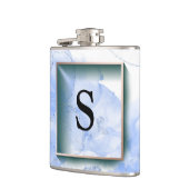 Modern Elegant Luxury Faux Glitter Hip Flask Heupfles (Links)