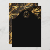 Modern Elegant Menu of Uitnodigingen (Voorkant / Achterkant)