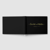Modern Elegant Minimalist Chic Personalize Wedding Gastenboek (Volledig)
