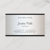 Modern Elegant Minimalist Simple Professional Luxe Visitekaartje (Achterkant)