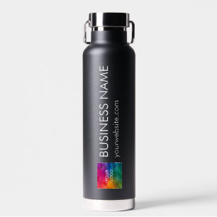 Modern Elegant Minimalistisch Design Business Logo Waterfles
