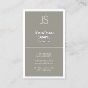 Modern elegant minimalistisch ontwerp, populair visitekaartje