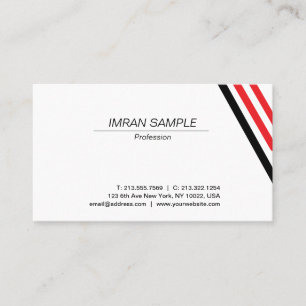 Modern Elegant Minimalistisch Ontwerp Trendy Plain Visitekaartje