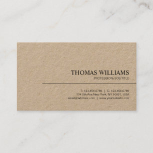 Modern Elegant Minimalistisch Professioneel Eenvou Visitekaartje