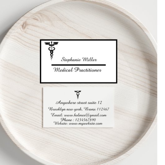 Modern Elegant Minimalistisch Professioneel Plan Visitekaartje