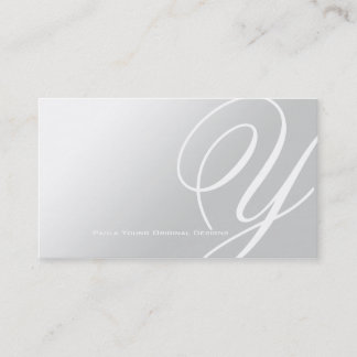 Modern Elegant Monogram A Visitekaartje
