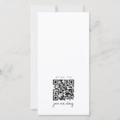 Modern Elegant Names Old Money Wedding Photo Save The Date (Achterkant)