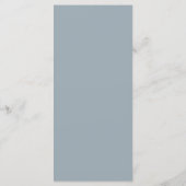 Modern Elegant Nautisch Zeeschelp Script Menu (Achterkant)
