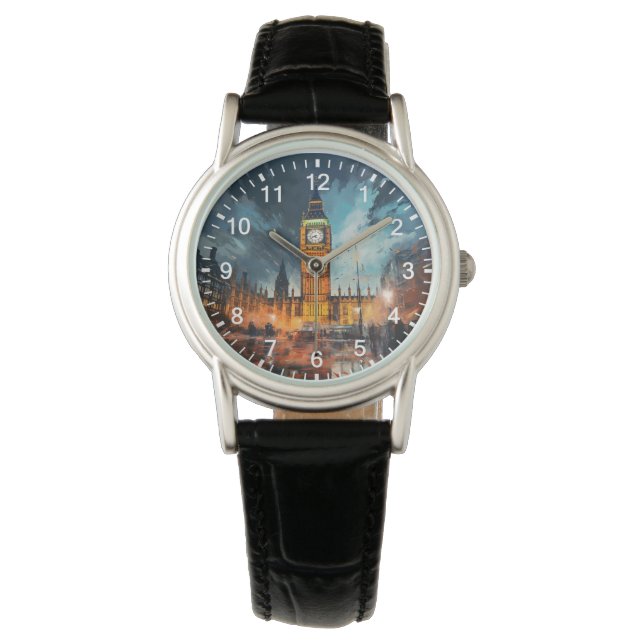 Modern Elegant Nieuw Horloge (Voorkant)