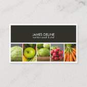 Modern Elegant Nutritionist Chef Visitekaartje (Voorkant)