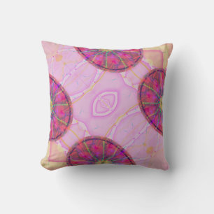 Modern Elegant Patroon Kleurrijke Ei Lavendel Roze Kussen