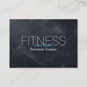 Modern elegant persoonlijk fitnessbord visitekaartje